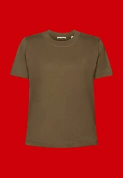 Edc By Esprit T-Shirt Basic - Khaki Green -Esprit a39bc0469bd84f97a9e5a347c9fe2c87