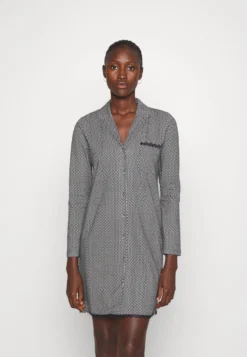 ESPRIT Nightshirt Long Sleeve - Nachtjapon - Black