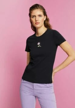 Edc By Esprit Aw- T-Shirt Print - Black -Esprit a55f943d9f6a4b97839f6db856341be2