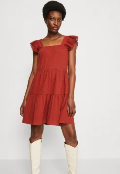 Edc By Esprit Dress - Jerseyjurk - Terracotta -Esprit a6977c41b28947a0861fefa13bdc987b scaled