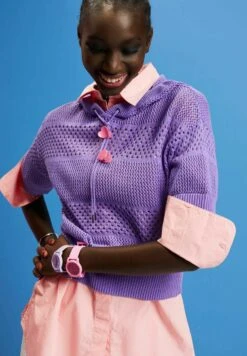 Edc By Esprit T-Shirt Print - Purple -Esprit a733013ec28149cda53f64760353debe