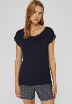 ESPRIT Pyjama - Pyjamashirt - Navy 17 ESPRIT Pyjama - Pyjamashirt - Navy -Esprit a8c92c5beca740718b94d300480fe7f4