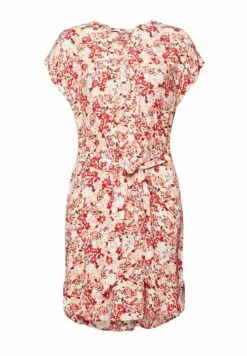 ESPRIT Mit Gürtel Und Crêpe-Effekt - Jurk - Light Pink -Esprit a8cfad95560948a5a47fdeb11e994717