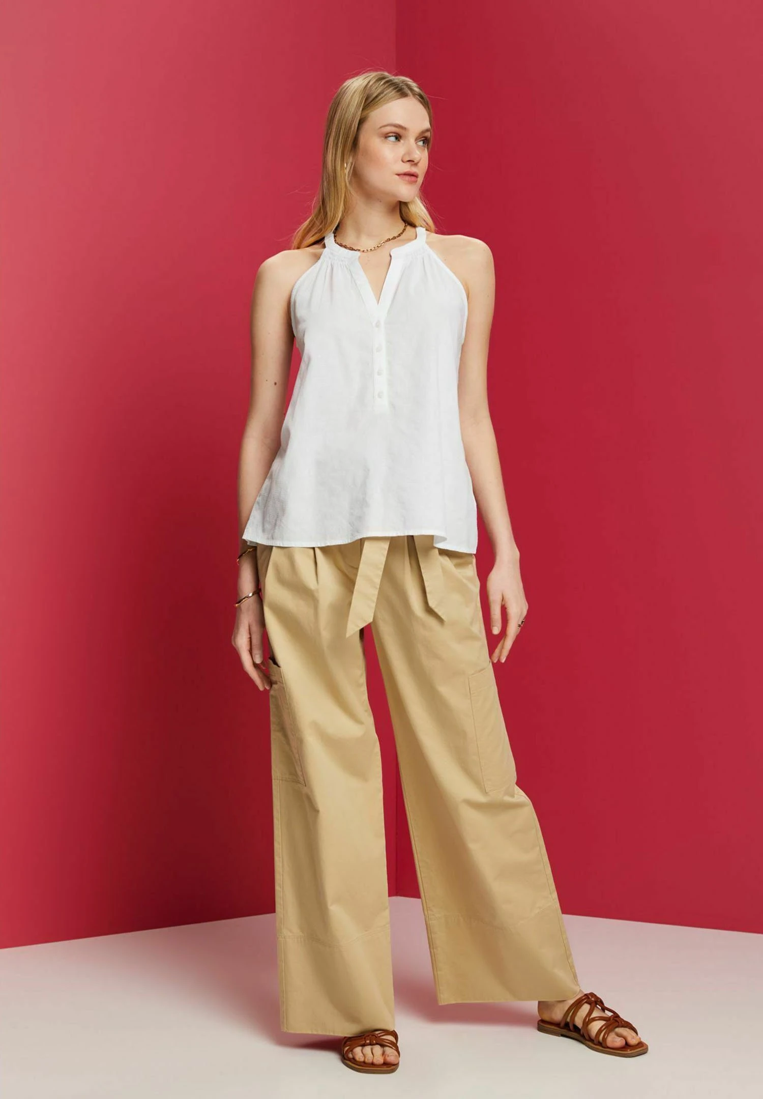 ESPRIT Regular Fit - Top - White 7 ESPRIT Regular Fit - Top - White - Afbeelding 7