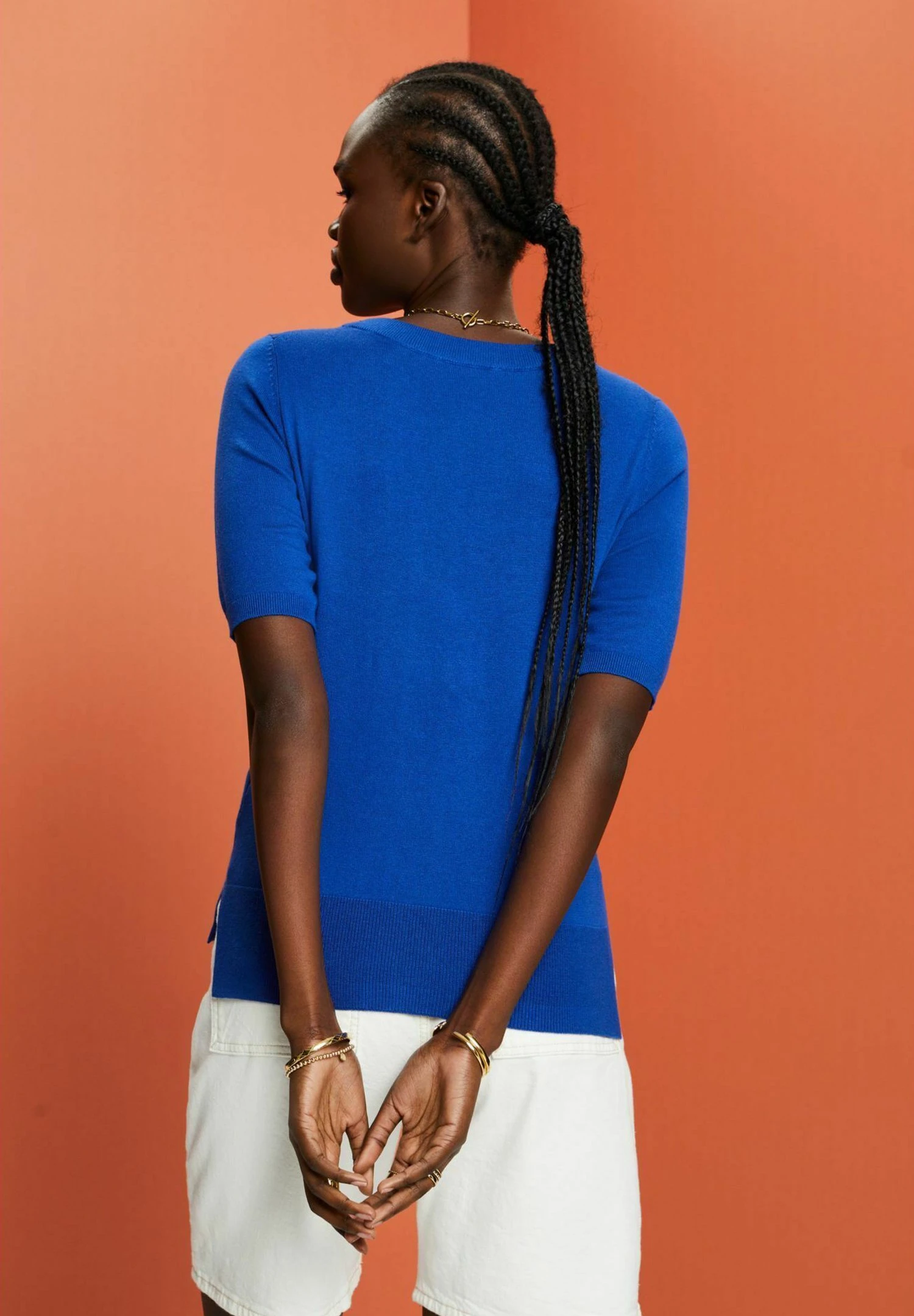 ESPRIT T-Shirt Basic - Ink 3 ESPRIT T-Shirt Basic - Ink - Afbeelding 3