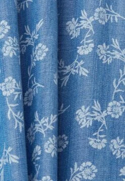 Edc By Esprit Mit Floralem Print - Spijkerjurk - Blue Medium Washed New -Esprit a9da208b619f40f097b7e7c7b007b090