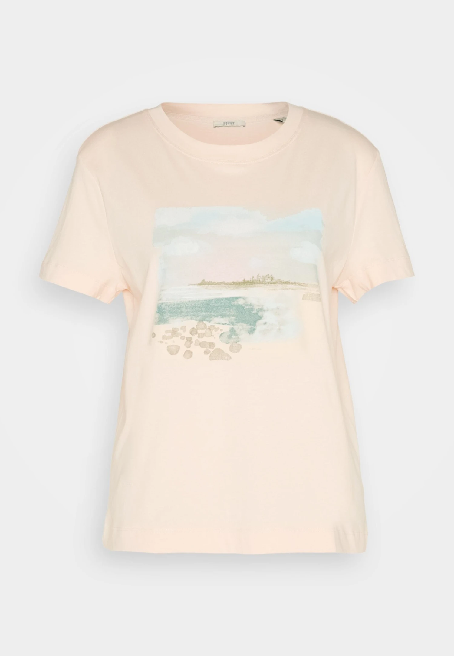 ESPRIT Tee - T-Shirt Print - Peach 5 ESPRIT Tee - T-Shirt Print - Peach - Afbeelding 5