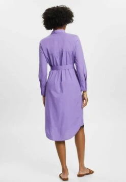 ESPRIT Mit Bindegürtel - Blousejurk - Purple -Esprit ac267bb6ef1f4d1ab9f1660acc36d917