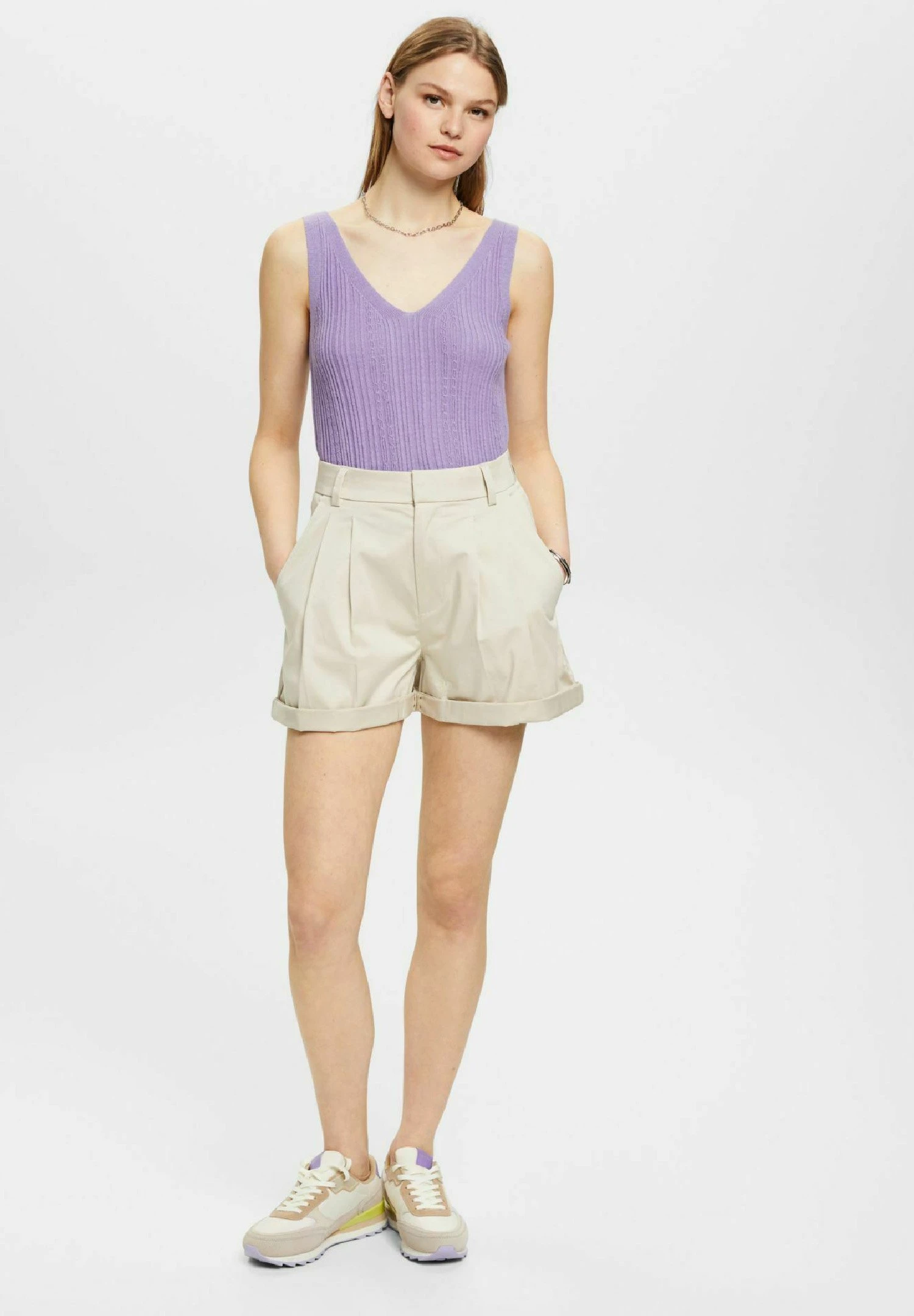 ESPRIT Shorts - Light Taupe 4 ESPRIT Shorts - Light Taupe - Afbeelding 4