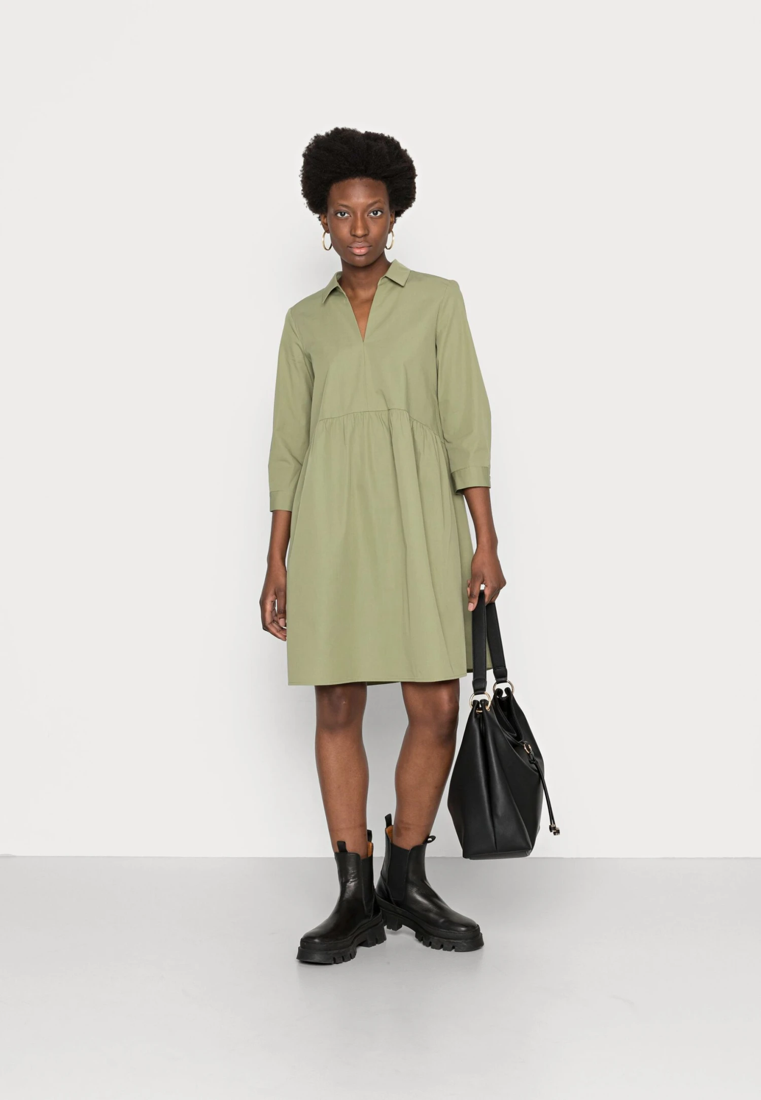 ESPRIT Dresses Light - Jurk - Light Khaki 2 ESPRIT Dresses Light - Jurk - Light Khaki - Afbeelding 2
