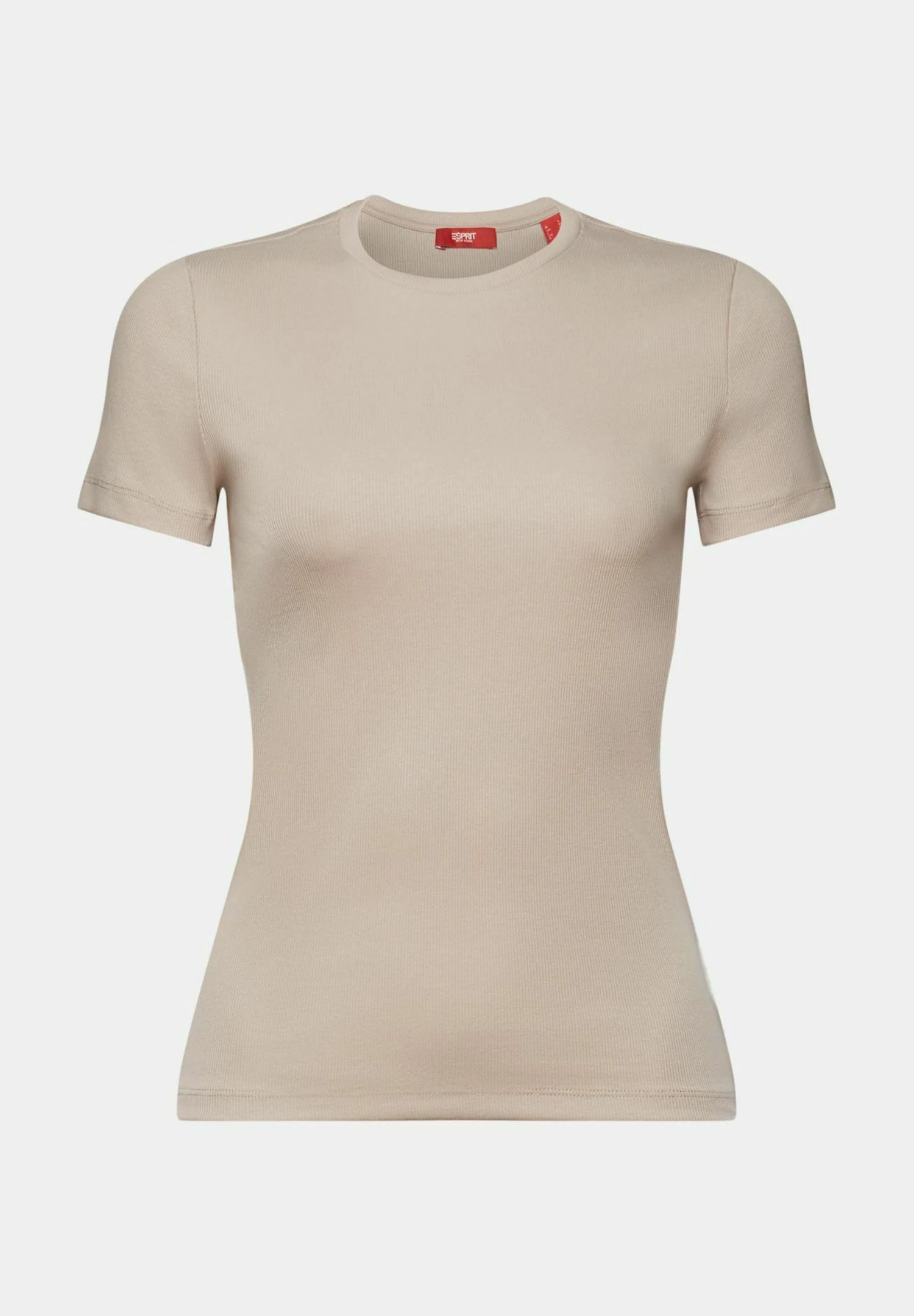 ESPRIT T-Shirt Basic - Light Taupe 10 ESPRIT T-Shirt Basic - Light Taupe - Afbeelding 10