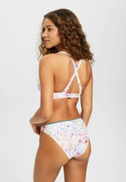 ESPRIT Wattiertes Mit Floralem Print - Bikinitop - Teal Blue -Esprit b0bafc3c42434f92afcd5cd5ebef2f70