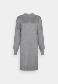 ESPRIT Mockneck Dress - Gebreide Jurk - Medium Grey