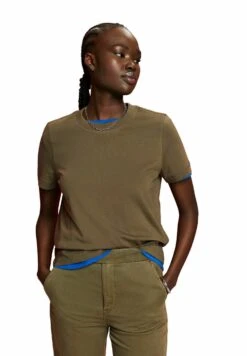 Edc By Esprit T-Shirt Basic - Khaki Green