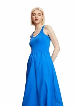ESPRIT Gebreide Jurk - Bright Blue -Esprit b64f4371c9a44e14b552f9e501e3e6e1