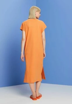 ESPRIT Gebreide Jurk - Orange -Esprit b8c9d48e348e4cdfbe3130bbe958ad19