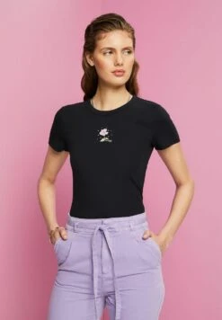 Edc By Esprit Aw- T-Shirt Print - Black -Esprit b8dd33b145394adaa6c40b9e21866299