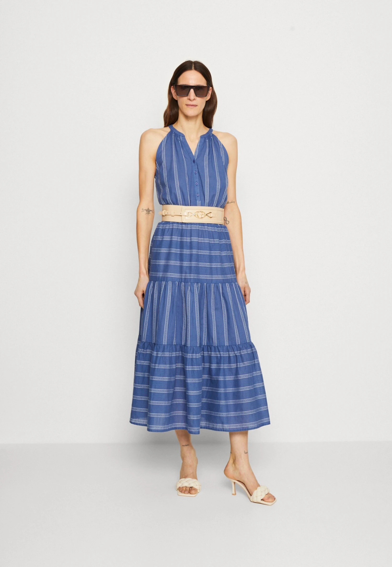 ESPRIT Stripe Dress - Blousejurk - Ink 2 ESPRIT Stripe Dress - Blousejurk - Ink - Afbeelding 2