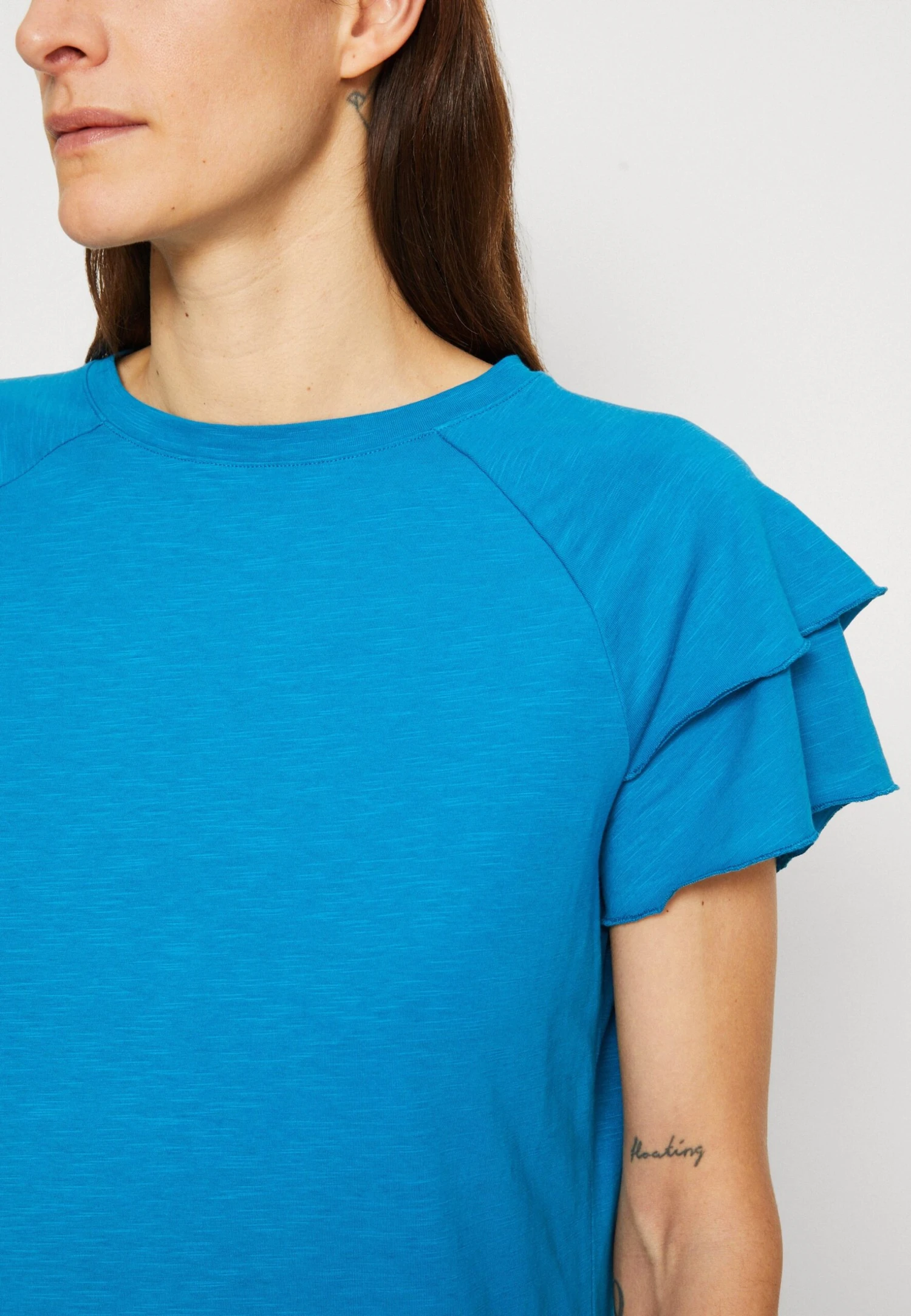 Edc By Esprit Volant - Jerseyjurk - Dark Turquoise 6 Edc By Esprit Volant - Jerseyjurk - Dark Turquoise - Afbeelding 6