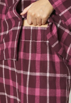 ESPRIT Flannel Check - Pyjama - Bordeaux/Red -Esprit bbb913a4cbd84e7b8c65288330703378 scaled