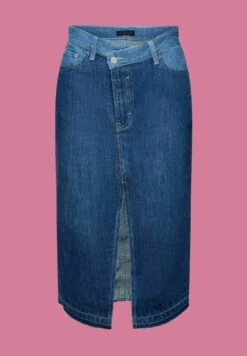 ESPRIT Kokerrok - Blue Dark Washed -Esprit bc6b23ae4ab24e9d89997975611d2e88