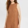 ESPRIT Gebreide Jurk - Brown