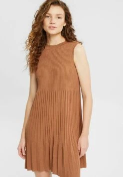 ESPRIT Gebreide Jurk - Brown