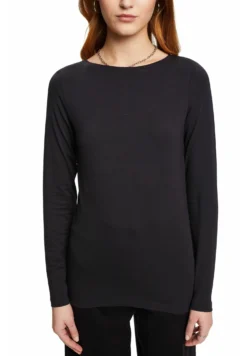 ESPRIT Mit Rundhalsausschnitt - Longsleeve - Black