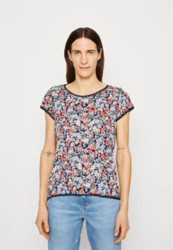 ESPRIT F Aop - T-Shirt Print - Navy