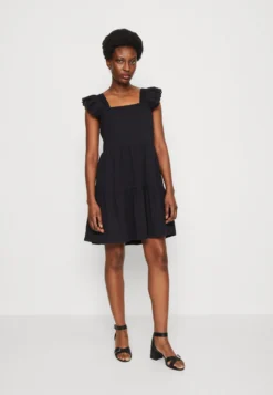 Edc By Esprit Dress - Jerseyjurk - Black