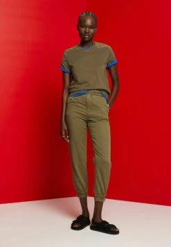 Edc By Esprit T-Shirt Basic - Khaki Green -Esprit c94e7f06f5d24e24818a2b9c0c4ad7dc