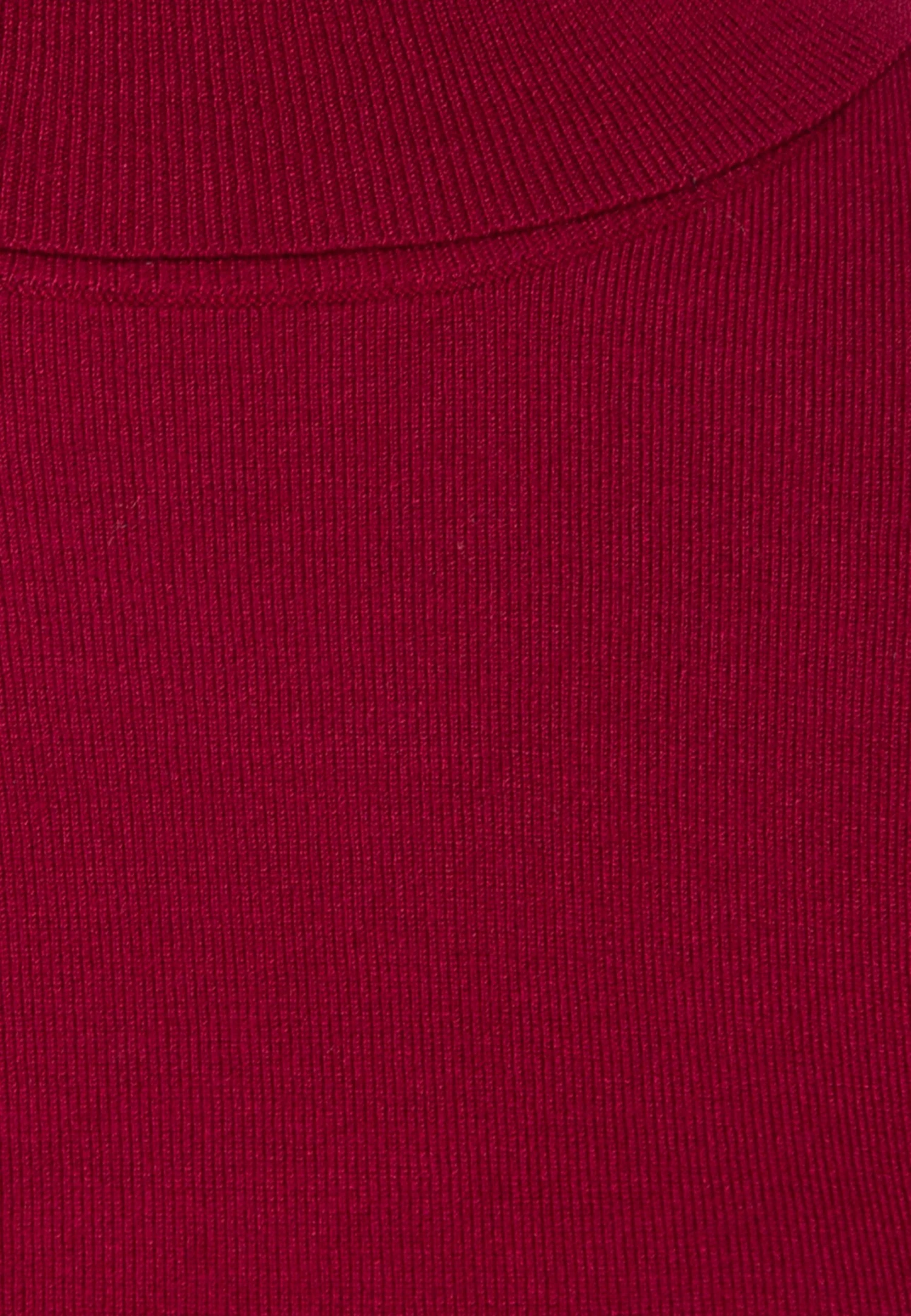 ESPRIT Rollneck- Longsleeve - Cherry Red 3 ESPRIT Rollneck- Longsleeve - Cherry Red - Afbeelding 3