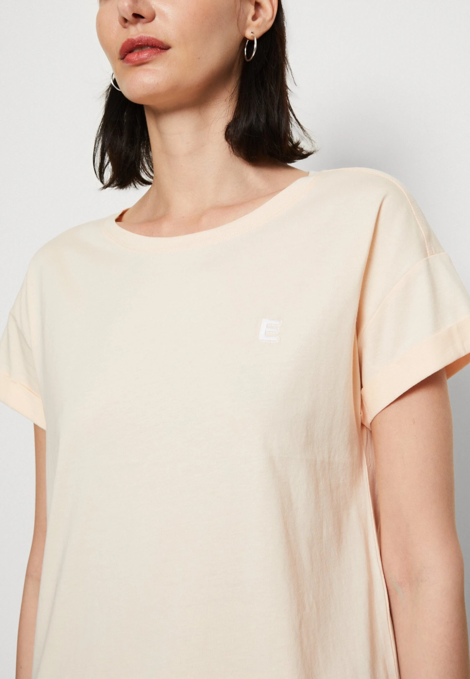 ESPRIT Shimmer Tee - T-Shirt Basic - Peach 6 ESPRIT Shimmer Tee - T-Shirt Basic - Peach - Afbeelding 6