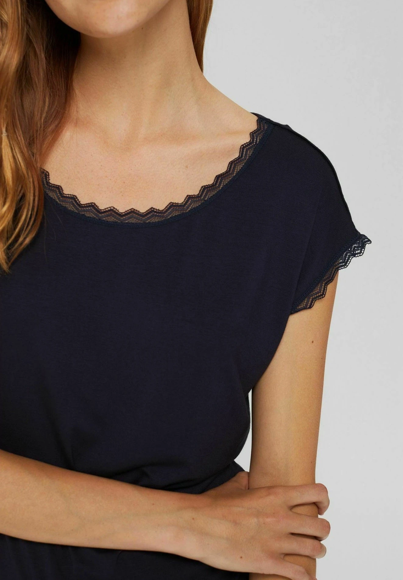 ESPRIT Pyjama - Pyjamashirt - Navy 3 ESPRIT Pyjama - Pyjamashirt - Navy - Afbeelding 3