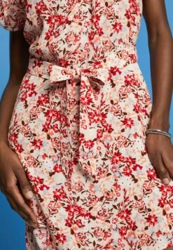 ESPRIT Mit Gürtel Und Crêpe-Effekt - Jurk - Light Pink -Esprit cbaaeae23b0d41289e2a0fad64a2ac04