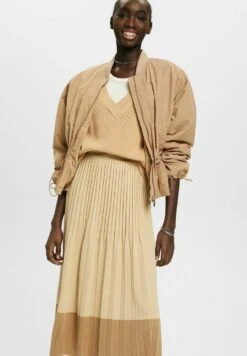 ESPRIT Plissierter- A-Lijn Rok - Light Beige 14 ESPRIT Plissierter- A-Lijn Rok - Light Beige -Esprit cc8a0e58cf19416b940e3aaa798f5df8
