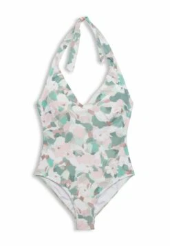 ESPRIT Recycelt Gemusterter Mit Bügel-Cups - Badpak - Khaki Green