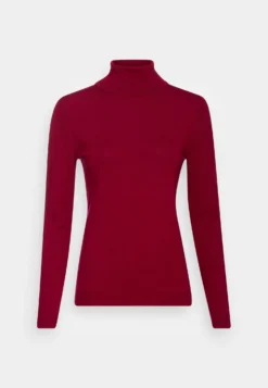 ESPRIT Rollneck- Longsleeve - Cherry Red