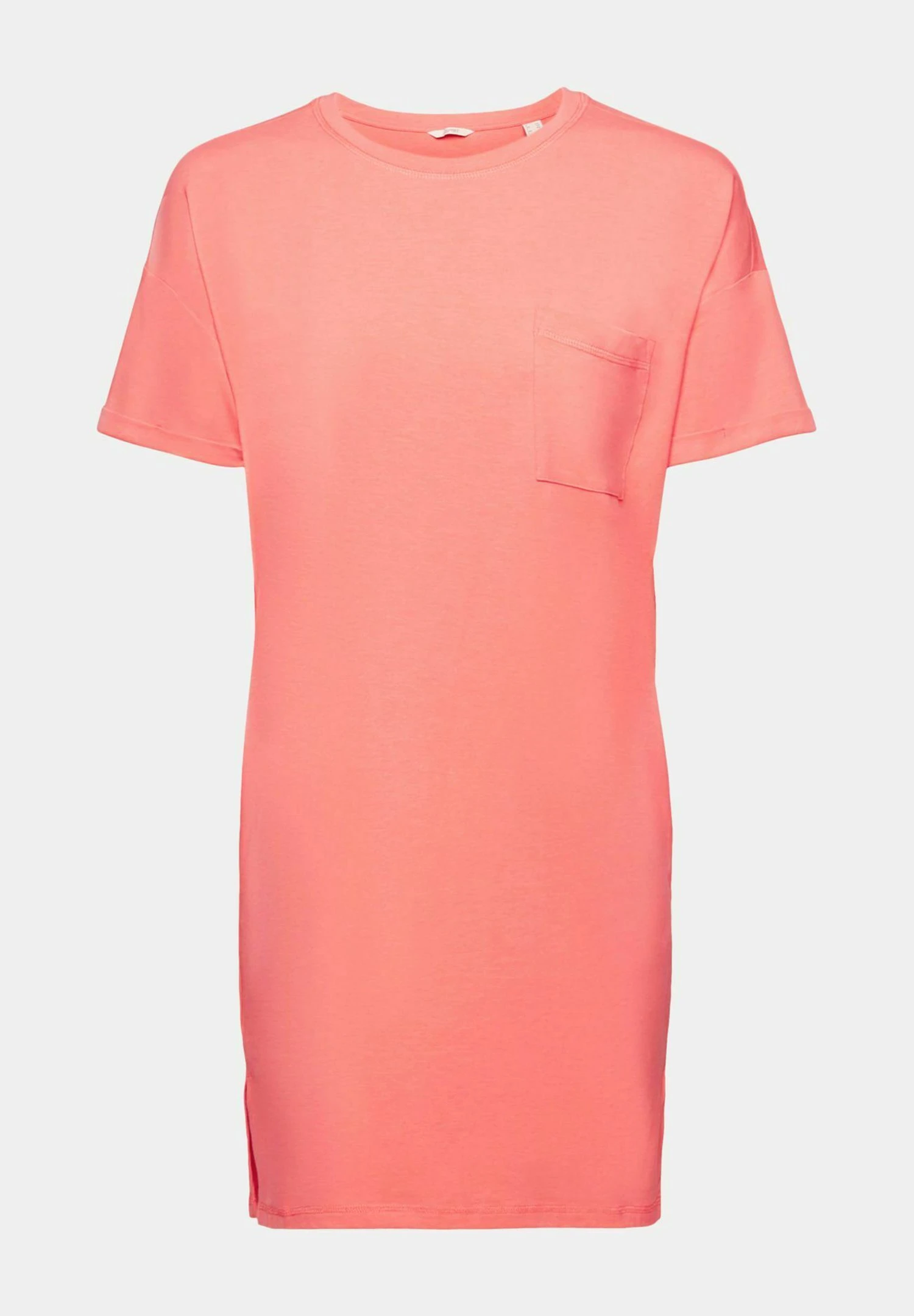 ESPRIT Cosy Melange Short Sleeve Melange - Nachtjapon - New Coral 6 ESPRIT Cosy Melange Short Sleeve Melange - Nachtjapon - New Coral - Afbeelding 6