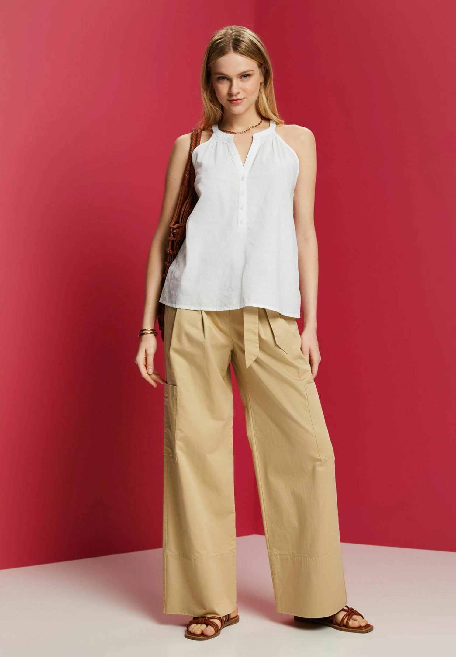 ESPRIT Regular Fit - Top - White 3 ESPRIT Regular Fit - Top - White - Afbeelding 3