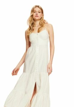 ESPRIT Träger - Maxi-Jurk - White