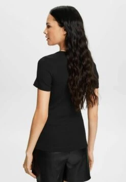 ESPRIT Mit Rundhalsausschnitt - T-Shirt Basic - Black -Esprit d0099f46992c4ad98be9a5b75a864023