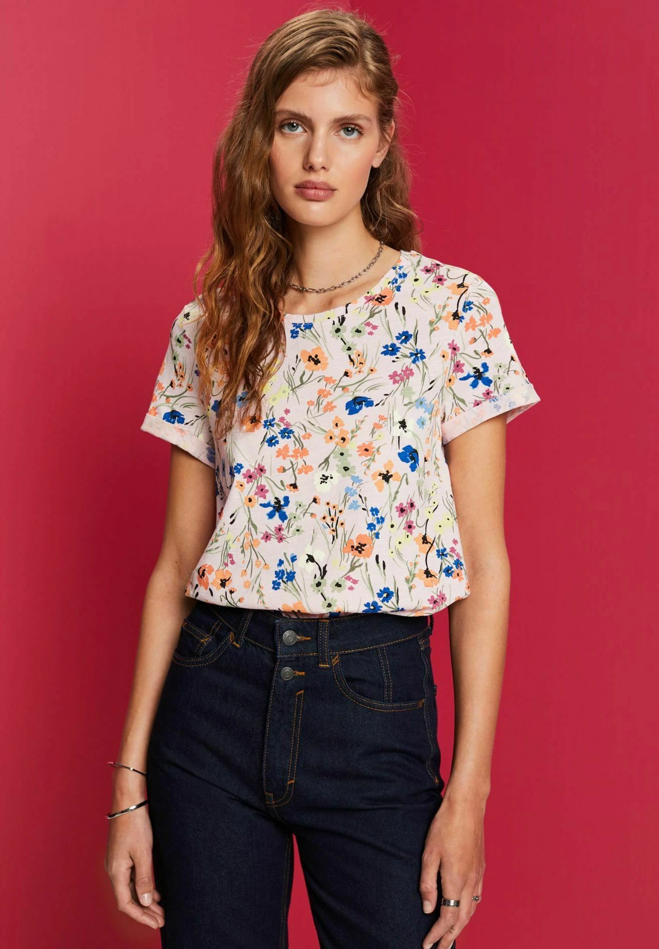 ESPRIT T-Shirt Print - Light Pink 4 ESPRIT T-Shirt Print - Light Pink - Afbeelding 4