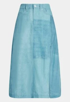 ESPRIT Mit Allover Print - A-Lijn Rok - Blue Medium Washed New -Esprit d250fc42a55a4e16bfe5f9849f7e66ac