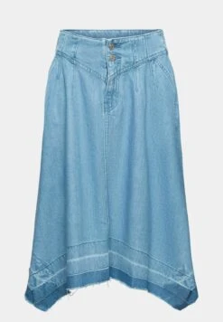 ESPRIT Asymmetrischer - A-Lijn Rok - Blue Light Washed -Esprit d4d73cb36fae4a1b88d03d9b44639ca2