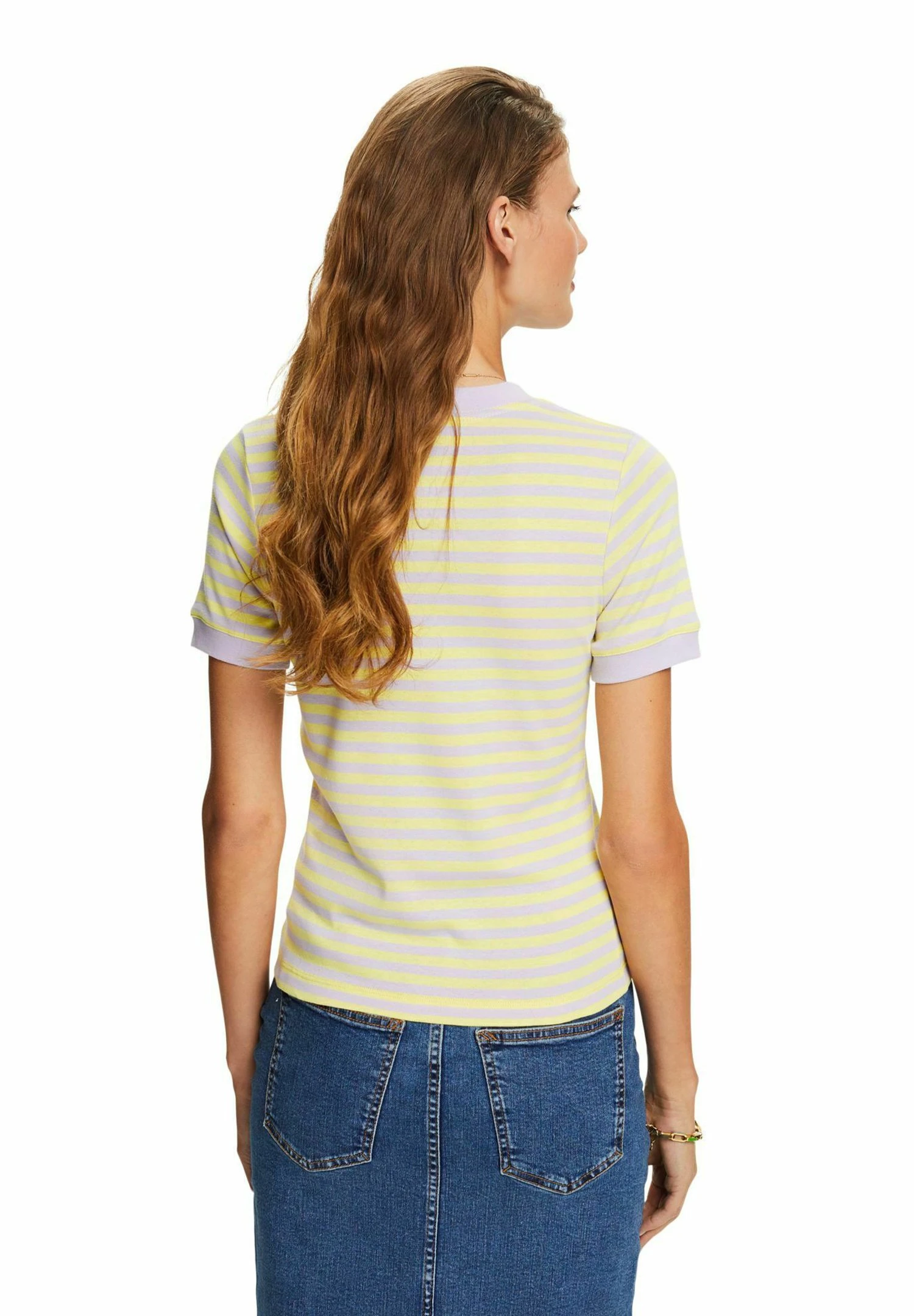 ESPRIT T-Shirt Print - Pastel Yellow 7 ESPRIT T-Shirt Print - Pastel Yellow - Afbeelding 7