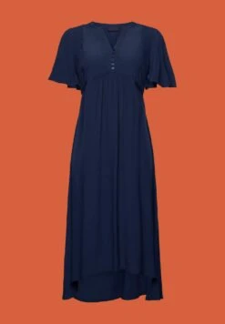 ESPRIT Midi Mit Fixiertem Bindegürtel - Jurk - Navy 21 ESPRIT Midi Mit Fixiertem Bindegürtel - Jurk - Navy -Esprit da6aa01df2f64298902bd8545117c8ed