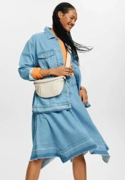 ESPRIT Asymmetrischer - A-Lijn Rok - Blue Light Washed -Esprit db42ac2c1c9b4dfdb051859bd61fed7f