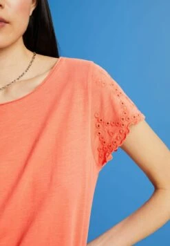 ESPRIT T-Shirt Print - Coral Orange -Esprit dd1a2d4a131b40cbbdbd3b4c3e9d7361