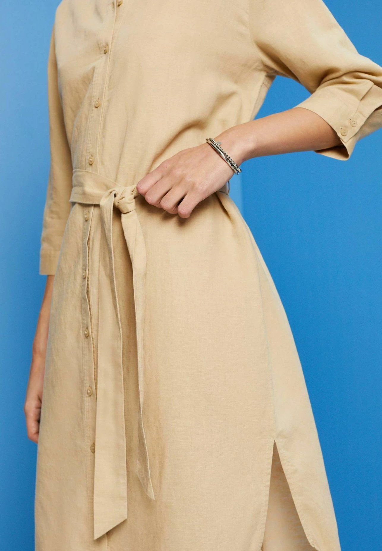 ESPRIT Blousejurk - Sand 5 ESPRIT Blousejurk - Sand - Afbeelding 5